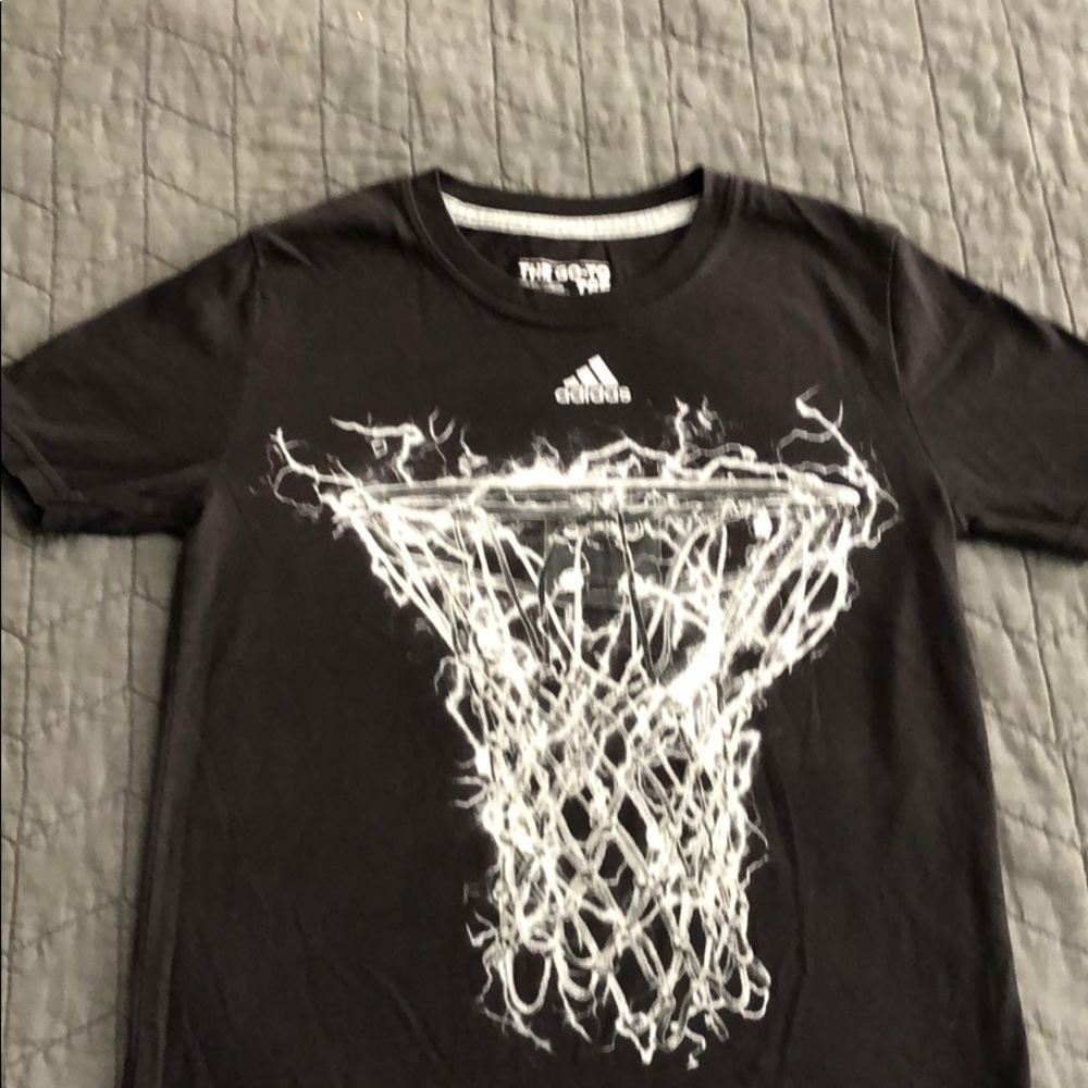 Adidas boys basketball tshirt